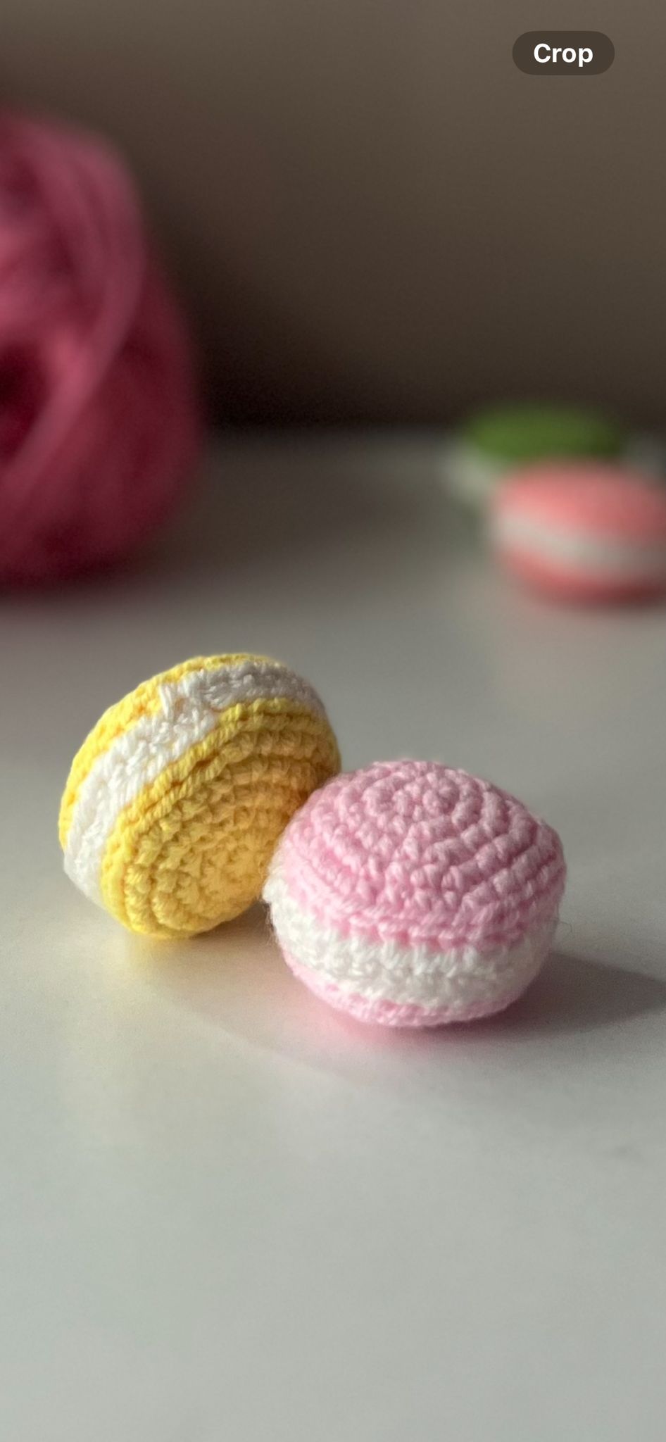 Crochet Macarons