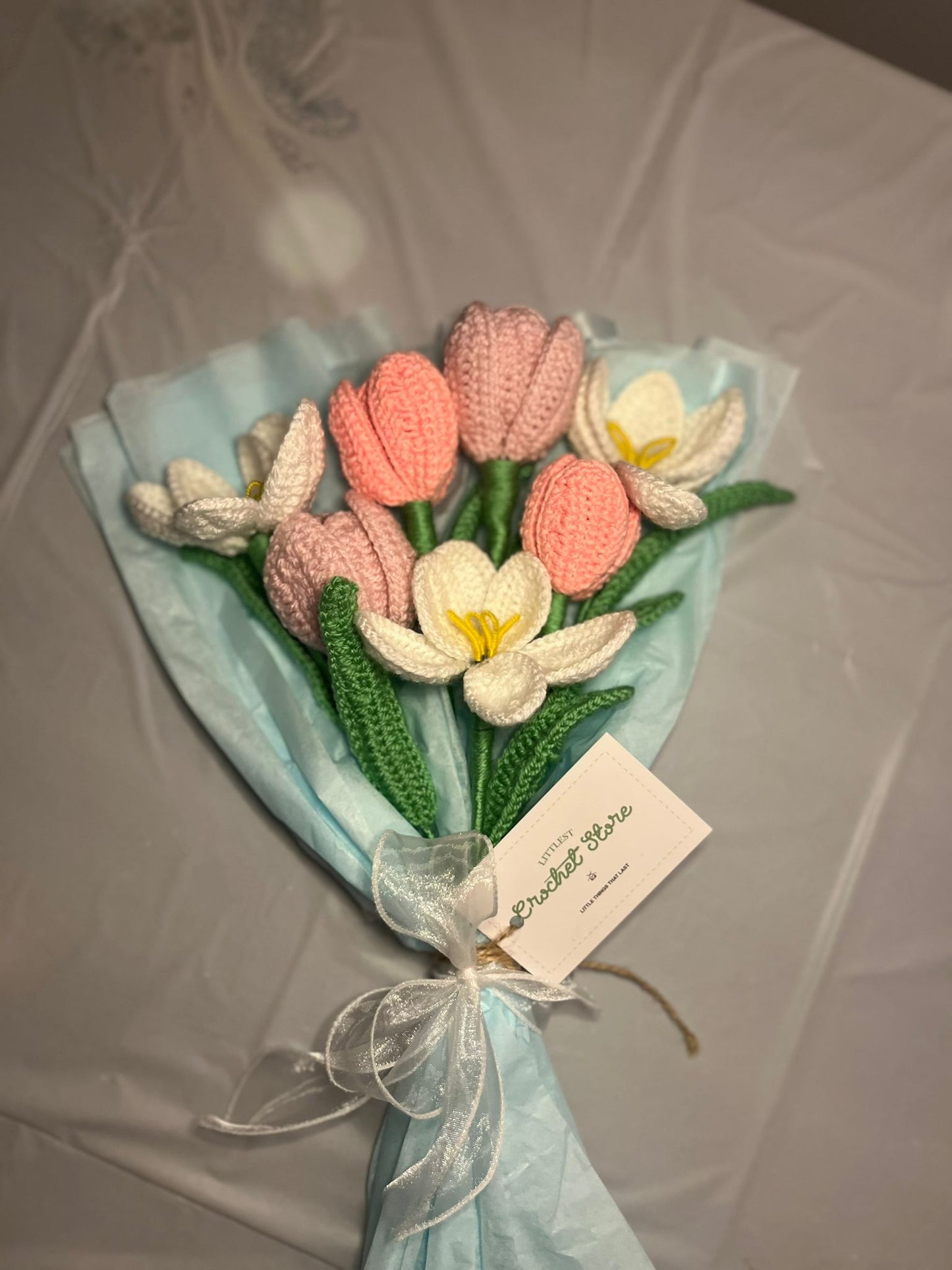 Crochet Tulips Bouquet